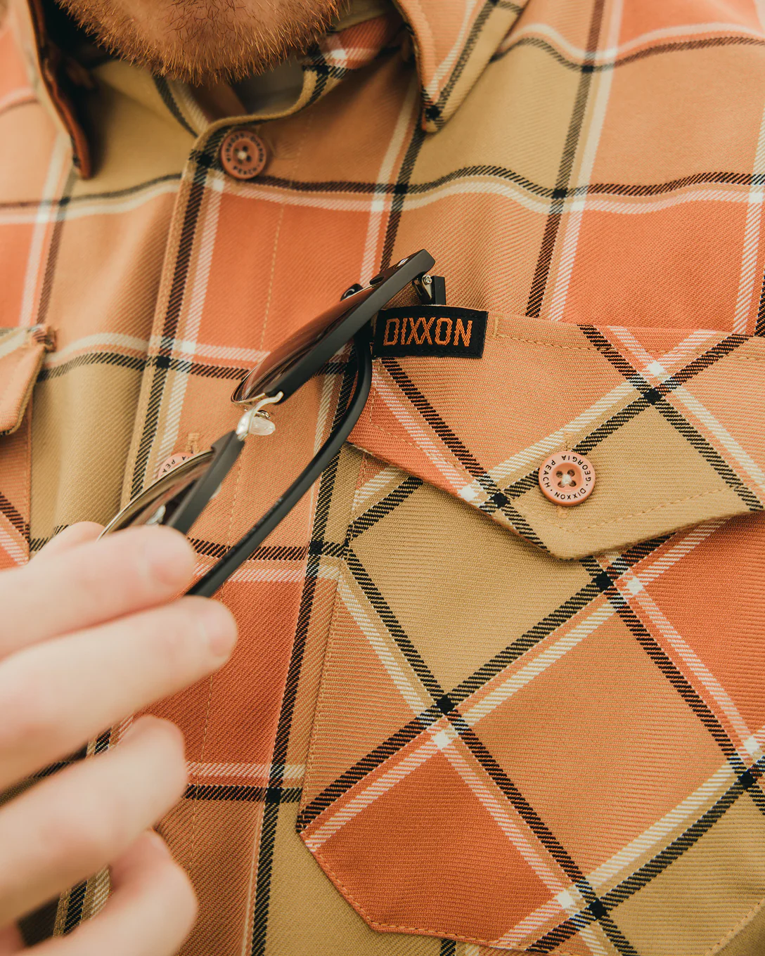 Georgia Peach Dixxon Flannel | Jack's in Langley