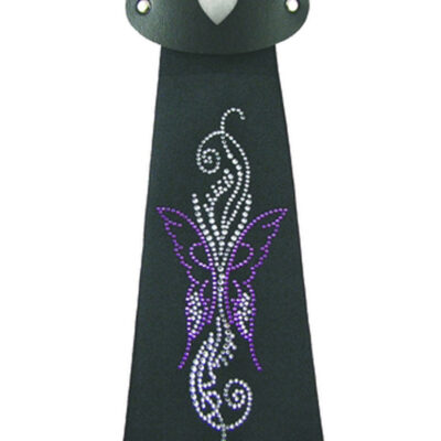 Purple Butterfly Hair Tube