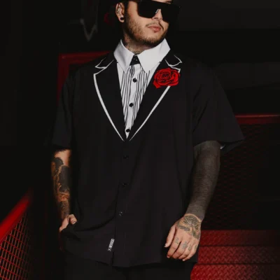Tuxedo Short Sleeve Dixxon Party Shirt