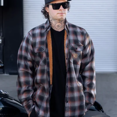 Copperline Sherpa Lined Flannel Jacket