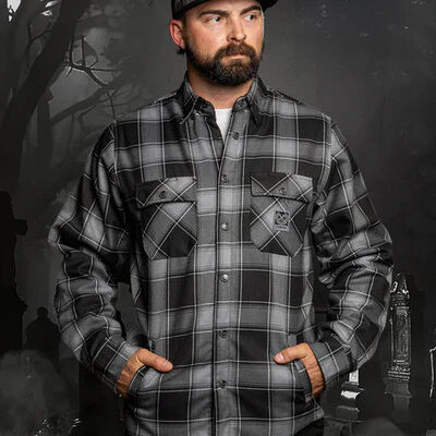 Night Shift Dixxon Sherpa lined Flannel Jacket