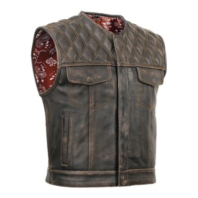Men's Leather Vests | Jack's in Langley
