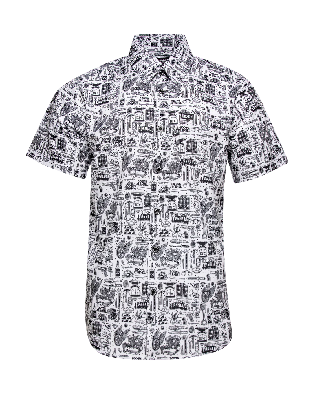 Essentials Dixxon Short Sleeve Party Shirt - Image 4