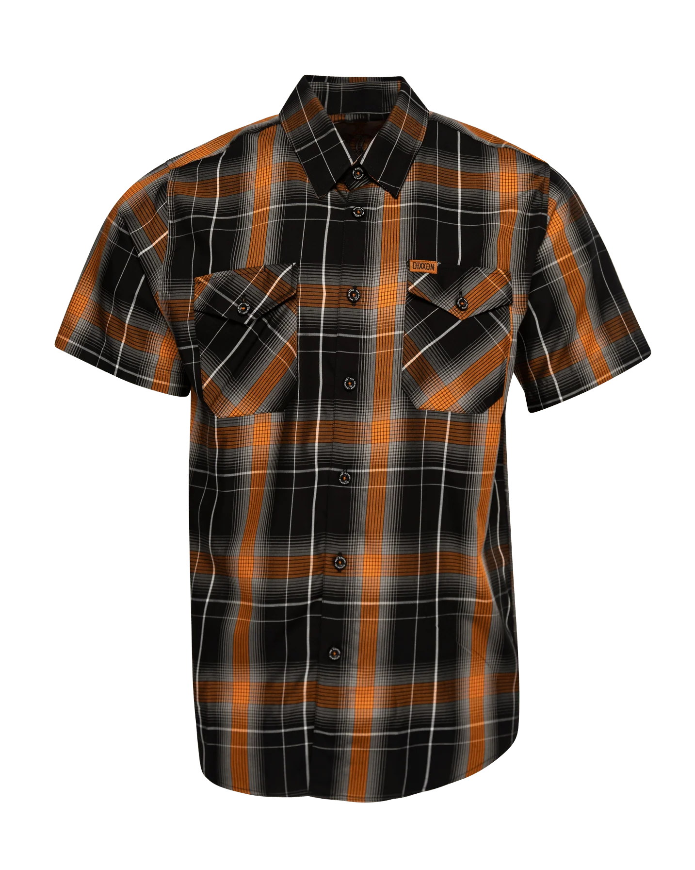 Smoked Oak Short Sleeve Dixxon Bamboo Shirt - Image 4