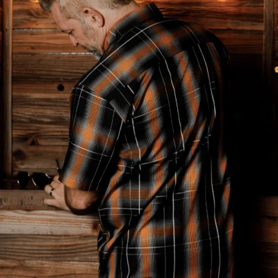 Smoked Oak Short Sleeve Dixxon Bamboo Shirt - Image 3
