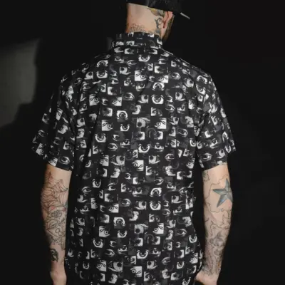 All Eyes Short Sleeve Dixxon Party Shirt - Image 4