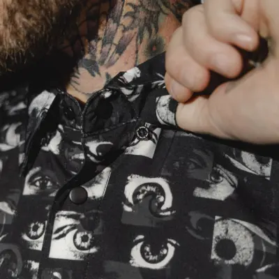 All Eyes Short Sleeve Dixxon Party Shirt - Image 3