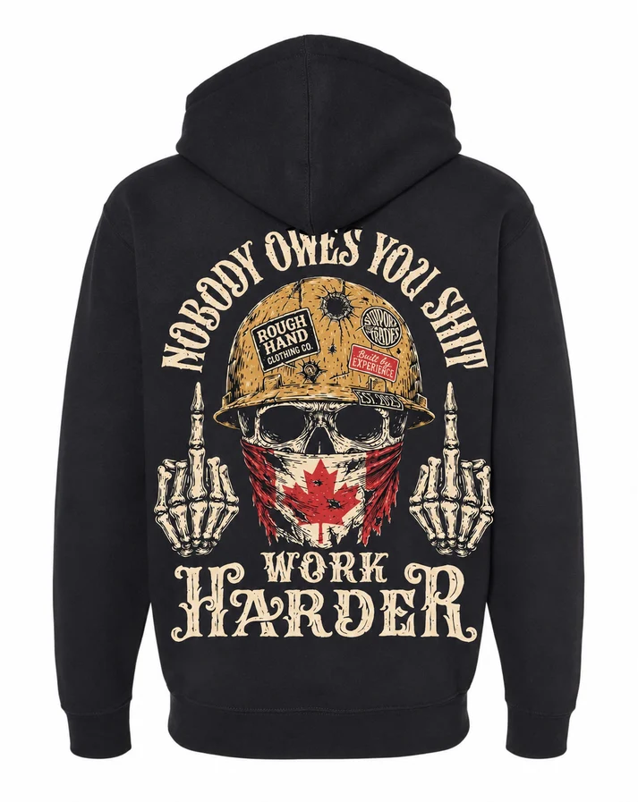 Hard Truth Rough Hand Clothing Co. Zip Hoodie