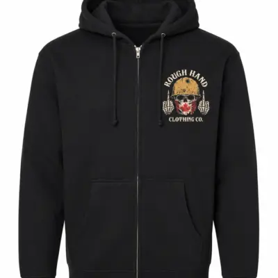 Hard Truth Rough Hand Clothing Co. Zip Hoodie - Image 2