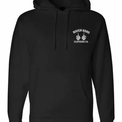 No One Cares Rough Hand Clothing Hooded Pullover - Image 2