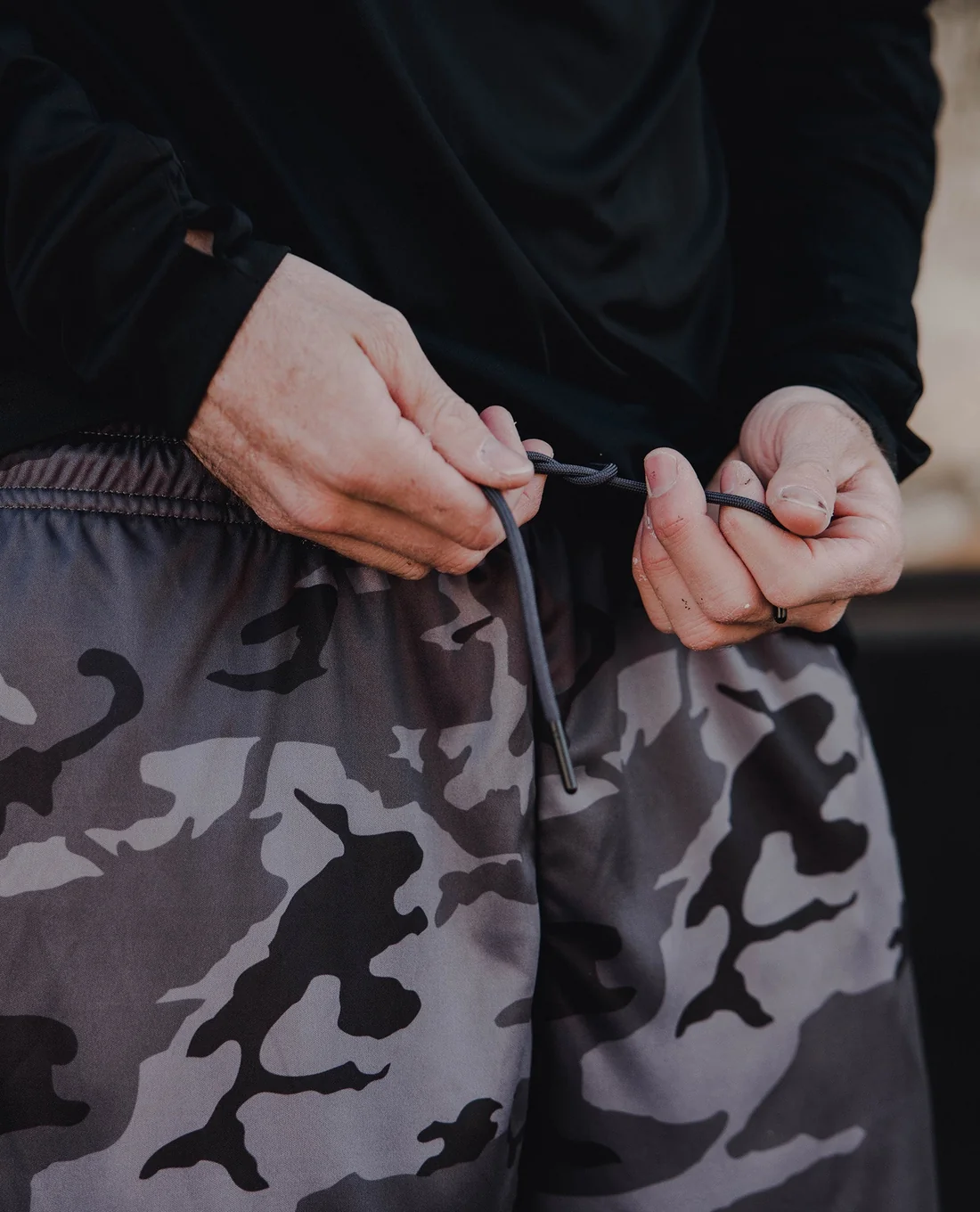 Overtime Black Camo Dixxon Lounge Shorts - Image 3