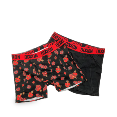 Sacred Heart and Solid Black Dixxon Premium Boxer Briefs 2 Pack