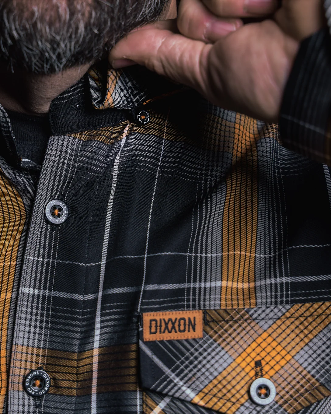 Smoked Oak Dixxon Long Sleeve Bamboo Shirt - Image 3