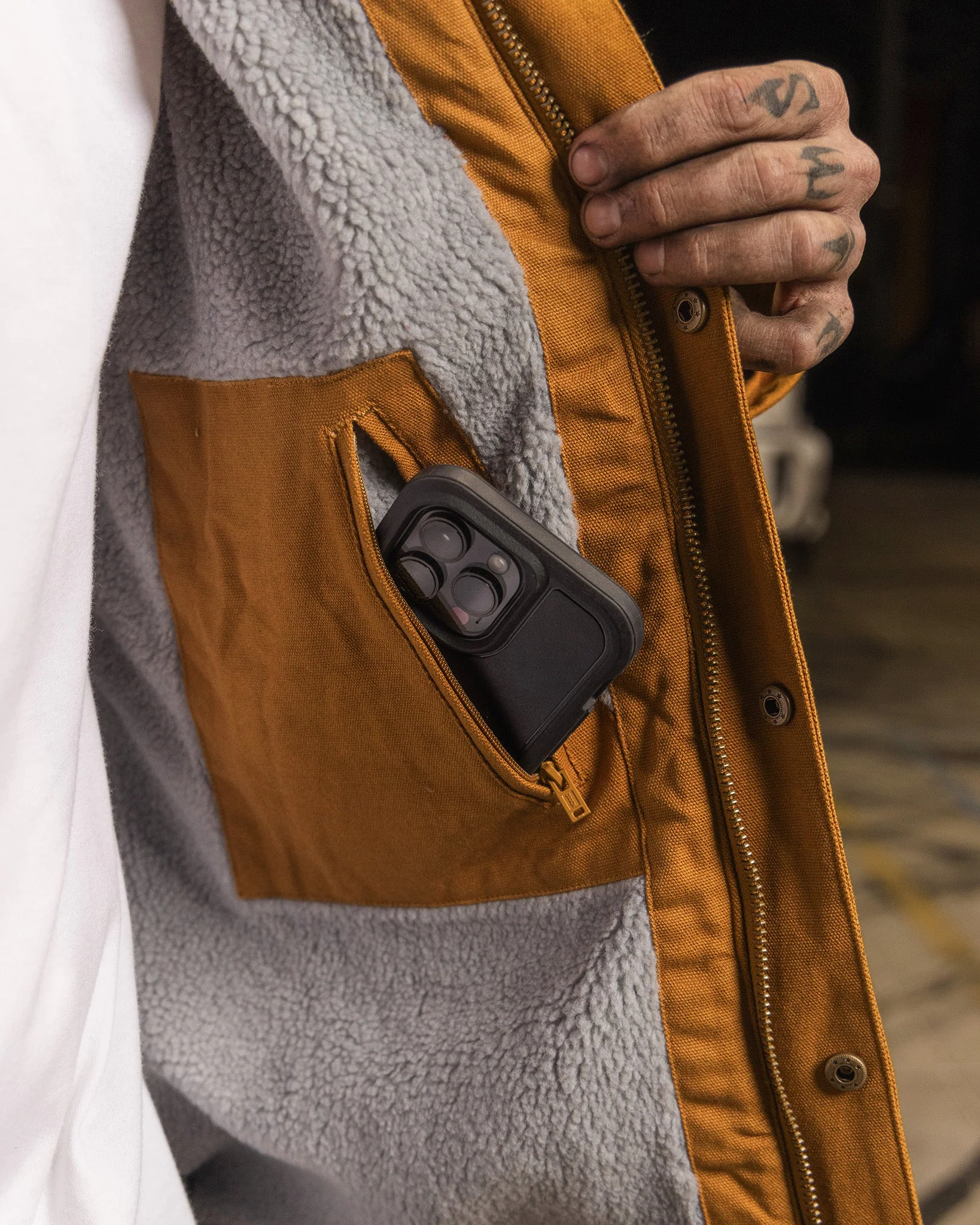 The Colt Sherpa Lined Dixxon Work Jacket - Image 3