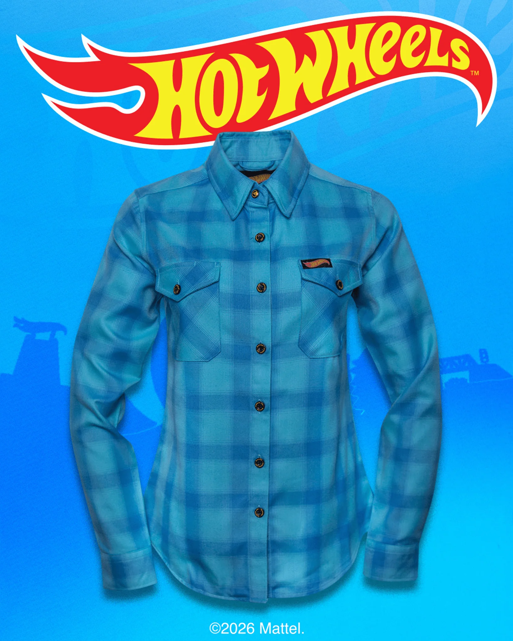 Womens Hot Wheels Long Sleeve Dixxon Flannel